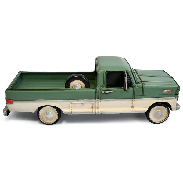1970 Ford 100 Metal Ornament Green Handmade Decorative Item Figurines
