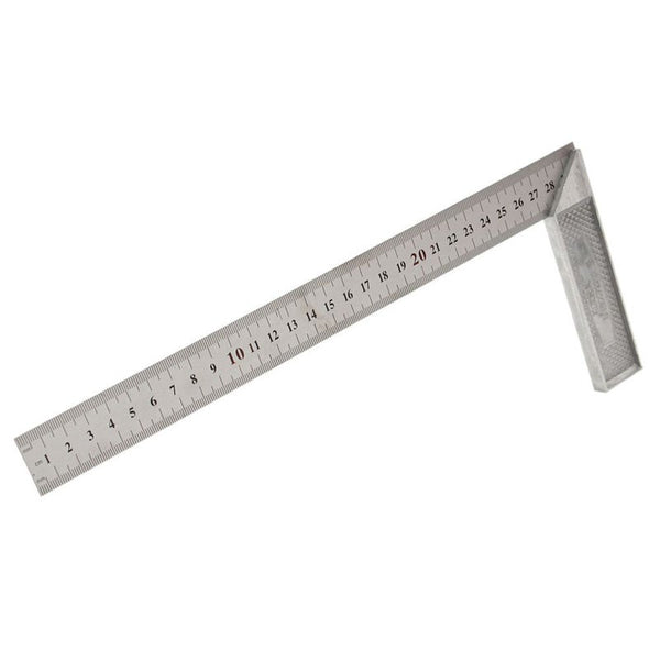 30Cm12 Inch Metal Engineers Try Square Set Measurement Tool Right Angle 90 Degrees L Shape Squares