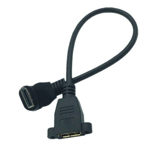30Cm 90 Degree Up And Down Displayport Male To Female Extension Cable For Pc Hd Tv Projectors Laptop 25Cm Angle Monitor/Av Cables & Adapters
