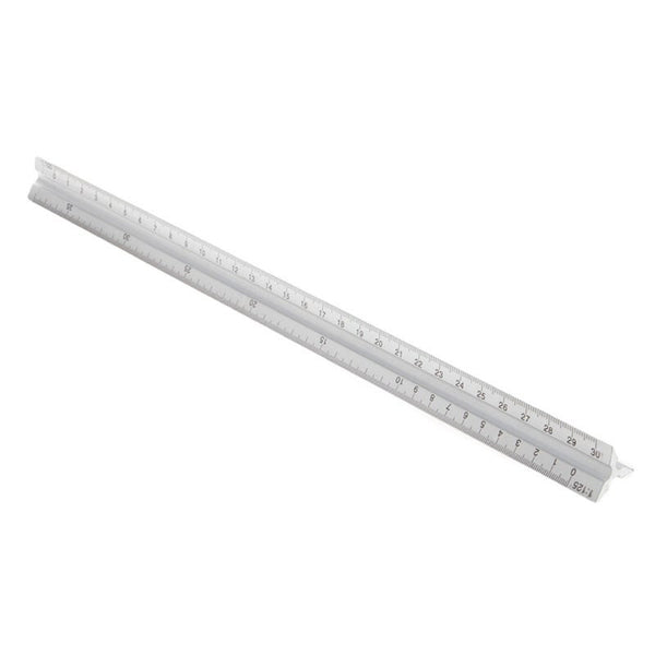 30Cm Aluminium Metal Triangle Scale Architect Engineer Technical Ruler Measuring Tapes & Rulers