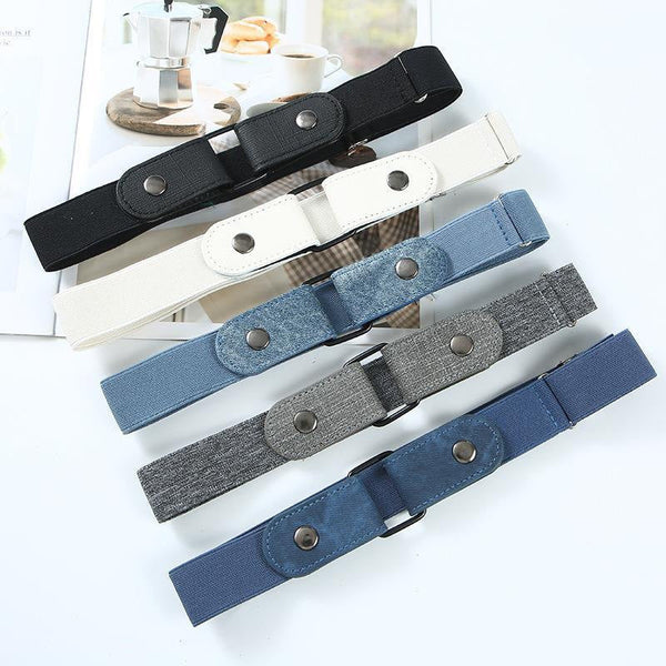 Womens Elastic Non Porous Decorative Jeans Belt Suitable For Various Styles Belts