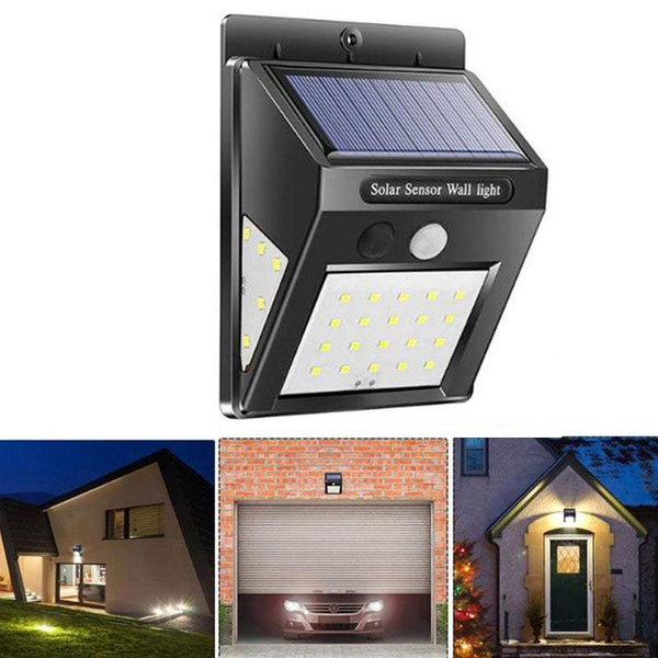 Wall Lights 30 Leds Solar Sensor Waterproof Mounted Sensing Wall & Ceiling Lights