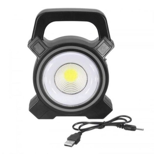 30W Solar Rechargeable Led Flood Black Lanterns