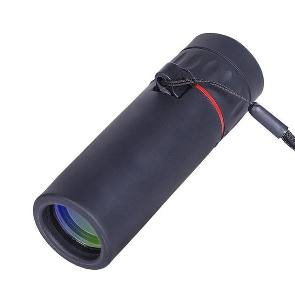 30X25 Mini Portable Hd Optical Monocular Black