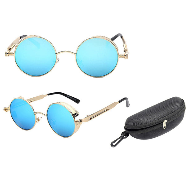Round Metal Frame Sunglasses