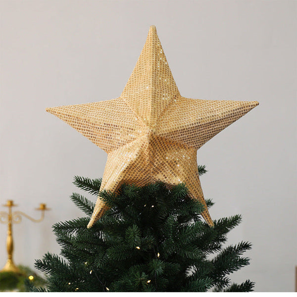 Folding Tree Top Star Christmas Decorationlarge Size Decorations Window Hanging Ornament Seasonal Decorations