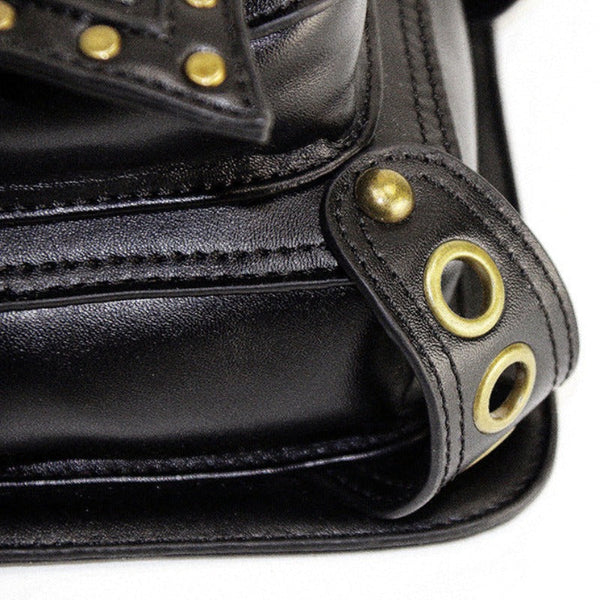 Women Backpacks Steampunk Motorcycle Bag