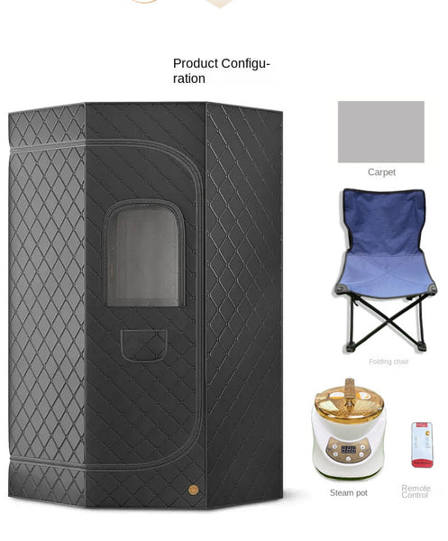 Sauna Tent Five Sided Home Bracket Steam Bath Box Hot Tubs