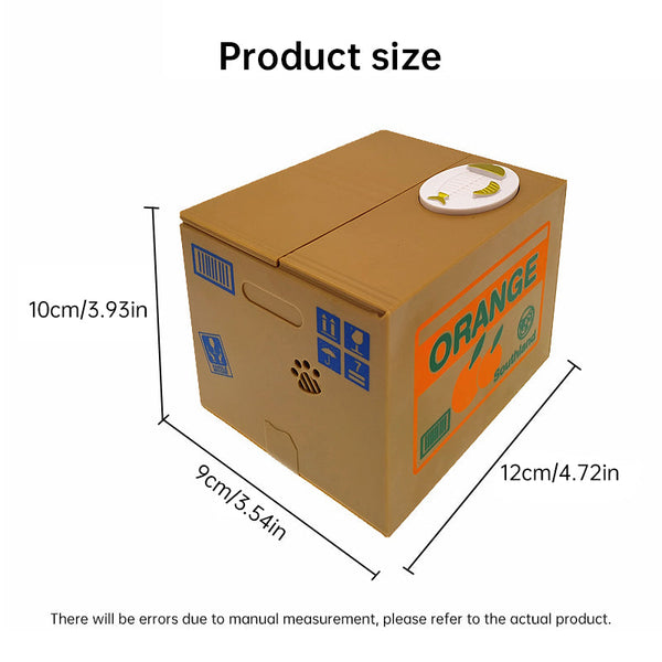 Automated Plastic Coin Bank In Panda/Cat Shape Electronic Deposit Savings For Kids Great Gift Money Boxes