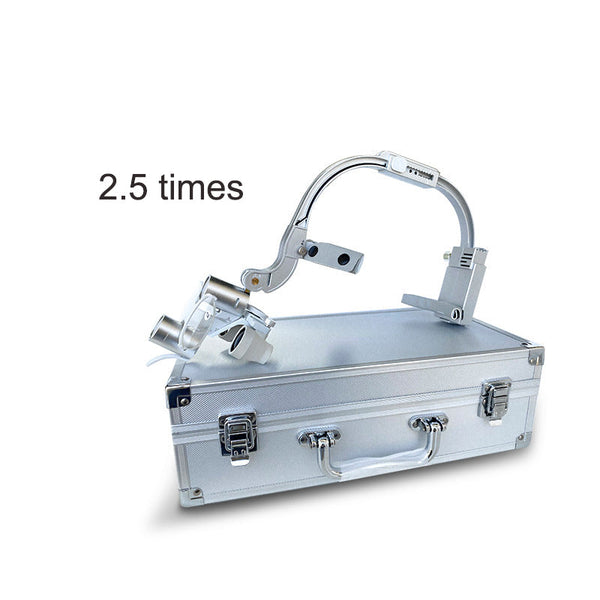 Head Mounted Magnifying Glass Dental Headlight Dental Instruments