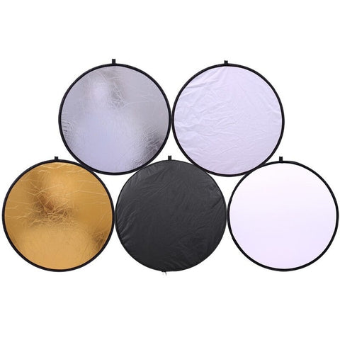 32 Inch 80Cm Portable 5 1 Photography Collapsible Multi Disc Lighting Reflectors Foldable Round For Studio Situation