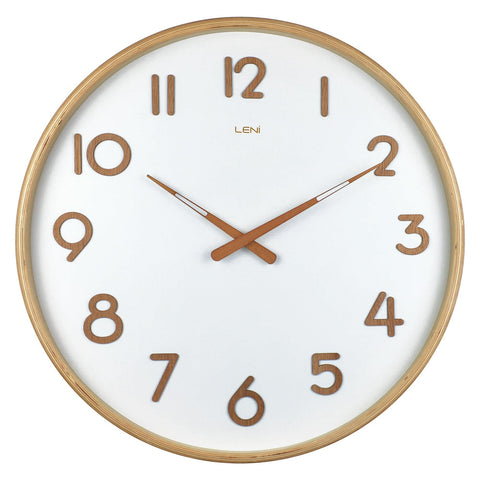 Leni Deco Wall Clock 53Cm White Home Decor Wall Clocks