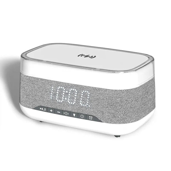 Intelligent Multifunctional Bluetooth Wireless Charger Alarm Clock Night Light Alarm Clocks & Clock Radios