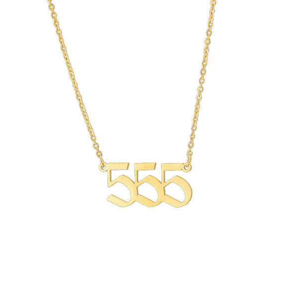 Personalized Angel Number 111 999 Stainless Steel Non Fading Pendant Necklace Necklaces & Pendants