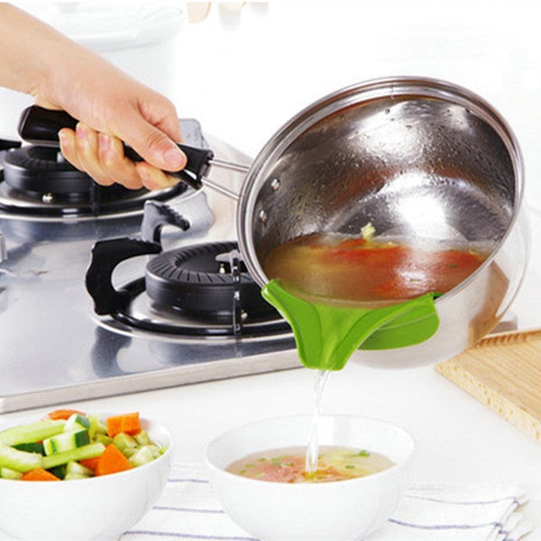 Silicone Soup Funnel Kitchen Gadget Tool For Efficient Pouring In The Other Kitchen Gadgets