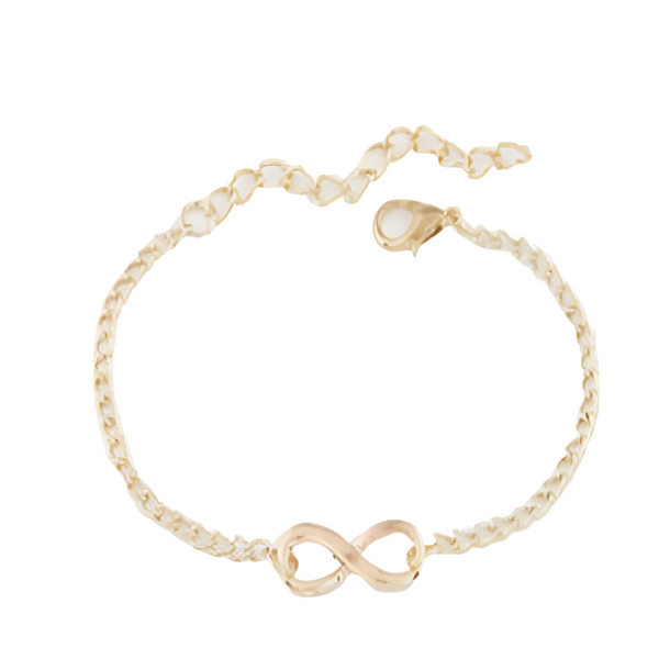 Veile Studios Simple Link Chain Bracelet With Gigantic Infinity Charm Women Jewelry Bracelets