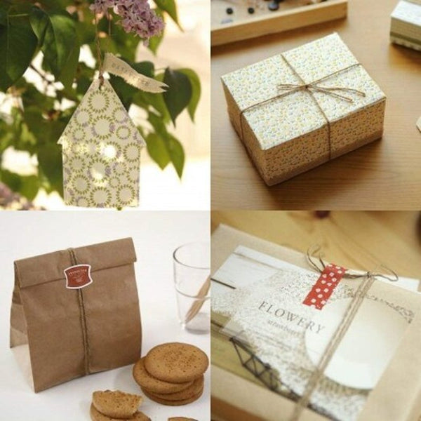 Veile Studios 328 Feet Natural Jute Twine Best Arts Crafts Gift Durable Diy Hemp Rope Tan 3Pcs Jewellery Cord & Wire