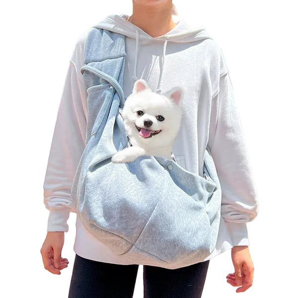 Pet Carrier Bag For Small Dogs & Cats Up To 7.5Kg Lightweight Shoulder Travel Hiking And Outdoor Use Pet Transport