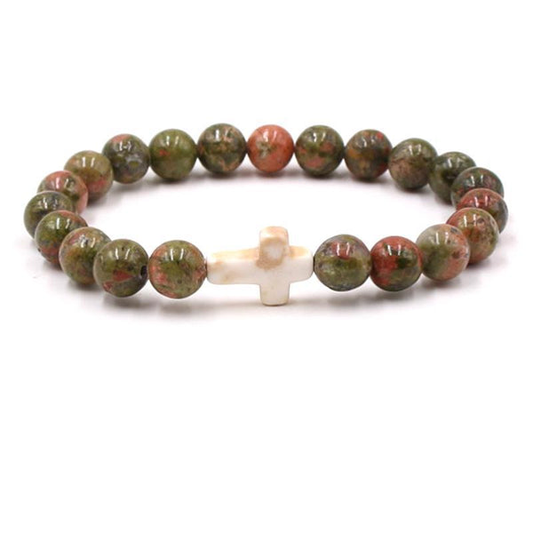 Fashion Bead Jewelry Cross Bracelet Bracelets