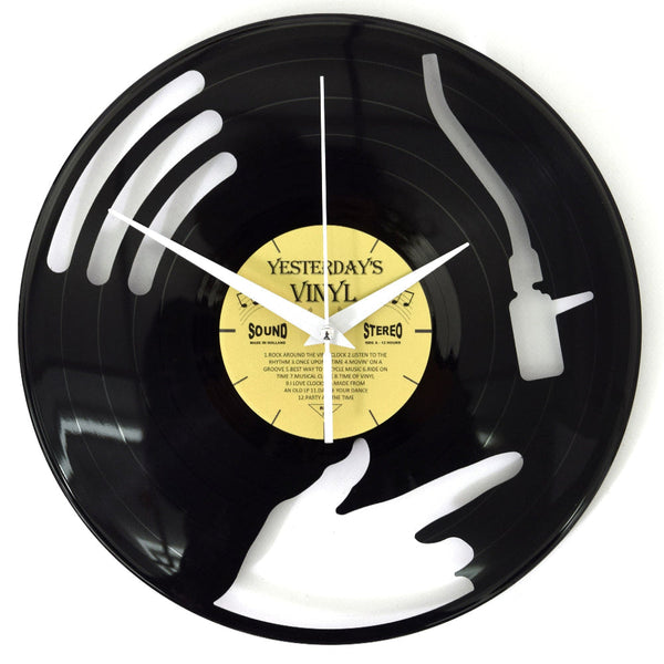 Vinyl Clock Disc Jockey Retro Design Quartz Movement 30Cm Wall Clocks