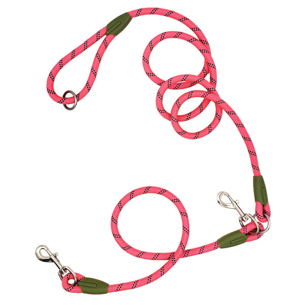 Multifunctional Hands Free Nylon Reflective Dog Leash Leads & Head Collars