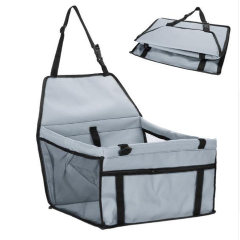 Grey Pet Dog Cat Waterproof Carrier Bag Seat Pad 45X30x25cm