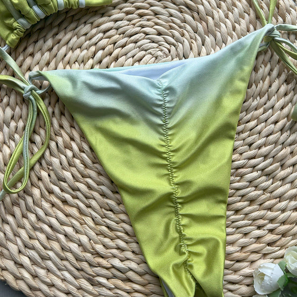 Style Bikini With Tie Dye Design For Women Swimwear