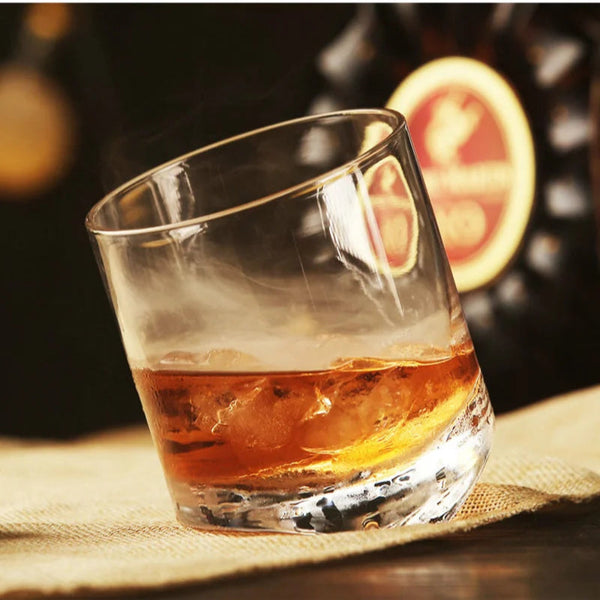 Whiskey Glass Tower Of Pisa Inclined Bottom Wine Rock For Bar Nmd Brandy Snifer Chivas Whisky Drinking Cup Verre A Vin Wine & Champagne Glasses
