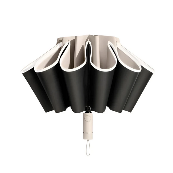 Men Women Umbrella Fully Automatic Reverse Folding With Windproof Reflective Stripe Uv Umbrellas