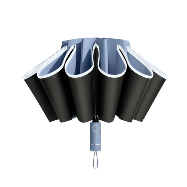 Men Women Umbrella Fully Automatic Reverse Folding With Windproof Reflective Stripe Uv Umbrellas