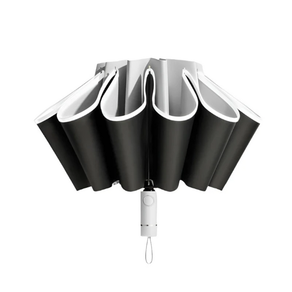 Men Women Umbrella Fully Automatic Reverse Folding With Windproof Reflective Stripe Uv Umbrellas