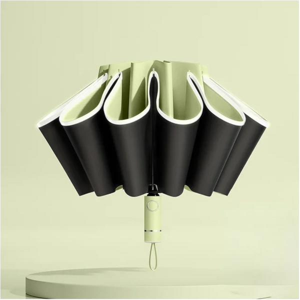 Men Women Umbrella Fully Automatic Reverse Folding With Windproof Reflective Stripe Uv Umbrellas