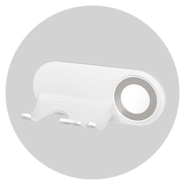 No Drill Magnetic Hair Dryer Wall Mount Synthetic Plastic For Dyson / Leihen Kexi Colours Gray And White Hair Dryers