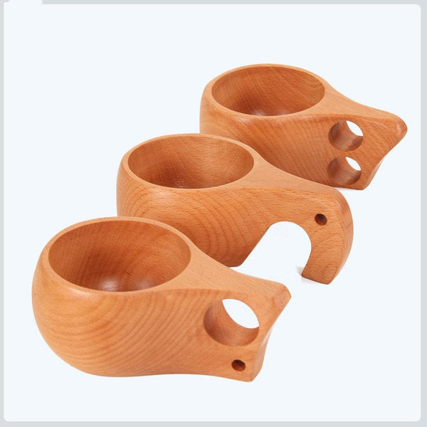 Finnish Kuksa Outdoors Beech Coffee Cup Mugs