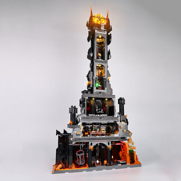 Suitable For Lego 10333 Lord Of The Rings Baladu Black Tower Led Building Blocks Toy Lighting Fixtures Sets Building Toys Sets & Packs