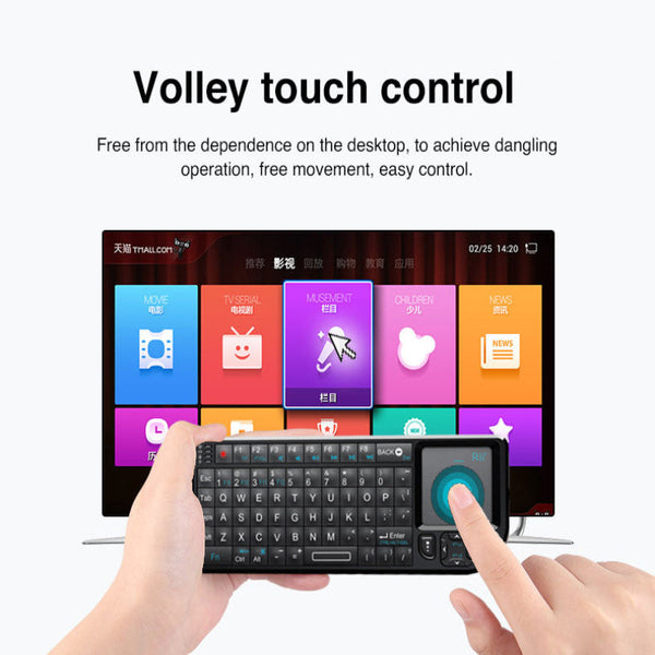 Rii X1 Mini Wireless Keyboard With Mouse Touchpad Remote Control For Home Office Business And Htpc Laptops Keyboards & Keypads