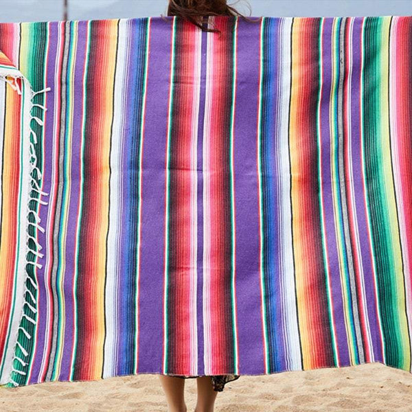 Tablecloths Vibrant Mexican Style Tassel Runner Towel Table Cloths