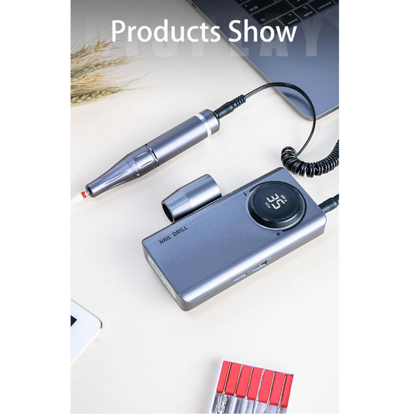 35000Rpm Electric Nail Drill Machine Usb Charging For Gel Polish Professional E-File Milling Files Salon Tool