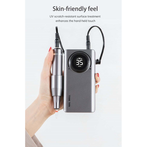 35000Rpm Electric Nail Drill Machine Usb Charging For Gel Polish Professional E-File Milling Files Salon Tool