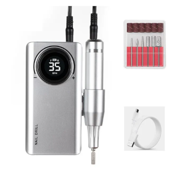 35000 Rpm Electric Nail Drill Machine Usb Charging For Gel Polish Profession Manicure & Pedicure Tools & Kits
