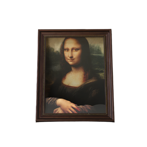 3D Mona Lisa Cat Scratcher With Removable Oil Painting Frame Furniture & Scratchers