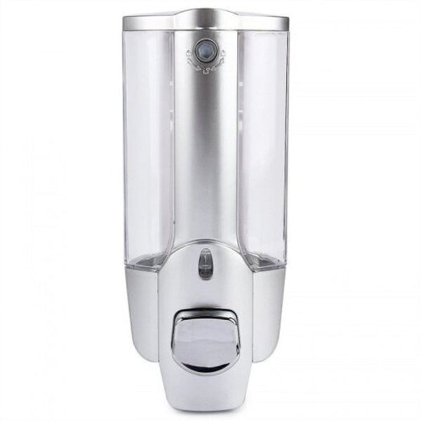 350Ml Soap Dispenser Wall Mount Single Headliquidlotion Container Silver Soap Dishes & Dispensers