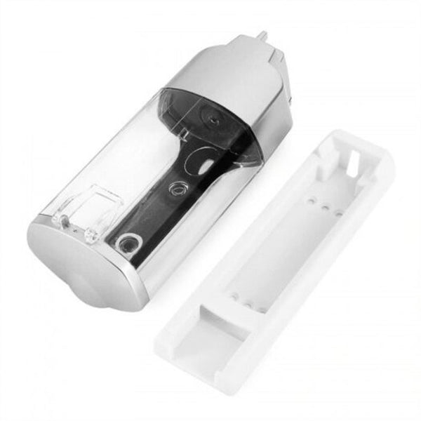 350Ml Soap Dispenser Wall Mount Single Headliquidlotion Container Silver Soap Dishes & Dispensers