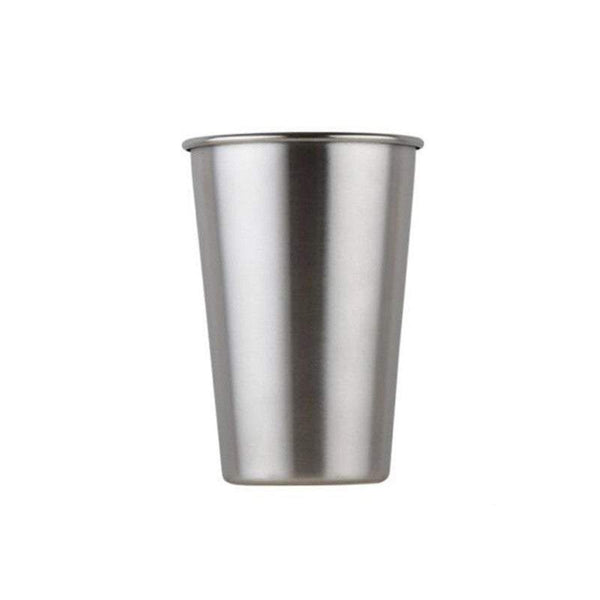 Mugs Coffee Cups 350Ml Stainless Steel Drinking Water Glass Milkshake Glassware & Drinkware