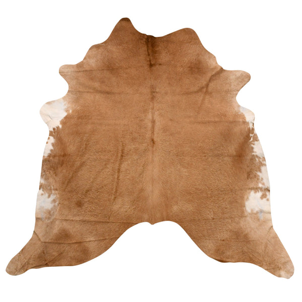Genuine Cowhide Rug Beige And White Regular Size Unique Handcrafted Leather Rugs