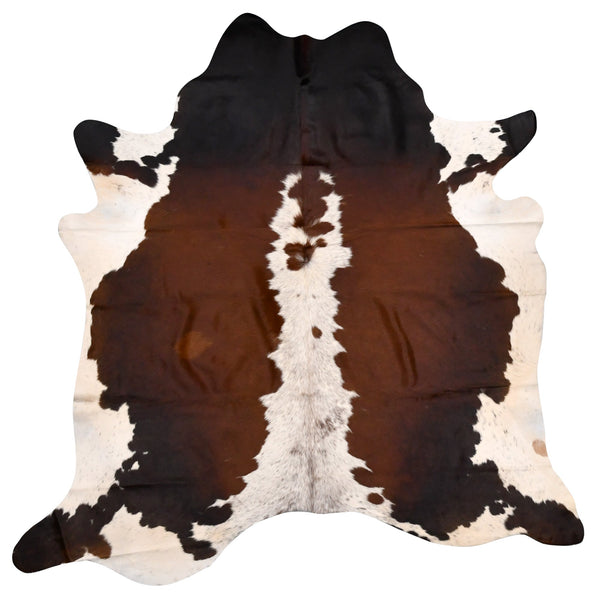 Genuine Black And White Cowhide Rug Special Reddish Approximately Two Point Three Metres Rugs