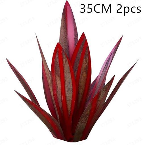 9 Leaves Plant Diy Metal Art Sculpture Decor Ornaments & Statues