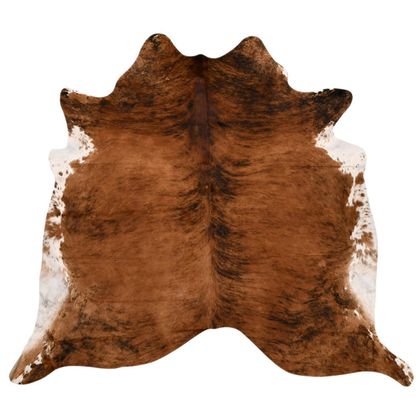 Genuine Cowhide Rug Exotic White Belly Approximately Two Point Three Metres Square Rugs