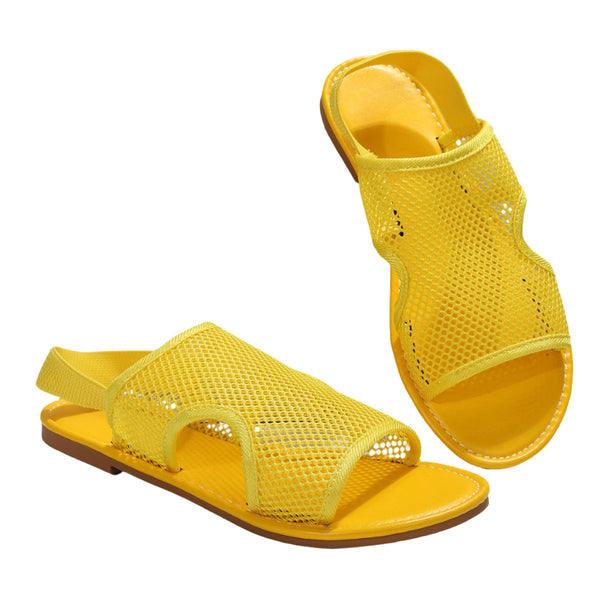 New Mesh Sandals Summer Casual Breathable Flat Shoes For Women And Men Beach Flats