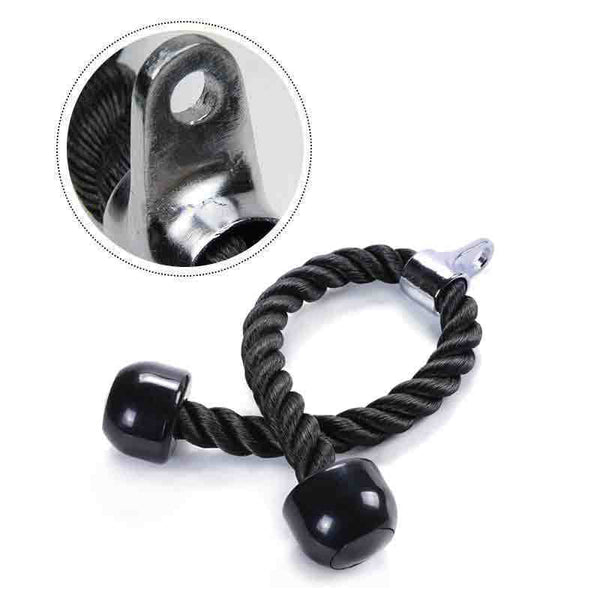 Triceps Trainer Biceps Pull Rope Single Double Headed Rope Down Pull Rope Gantry Fitness Down Pressure Rope Home Gym Attachments
